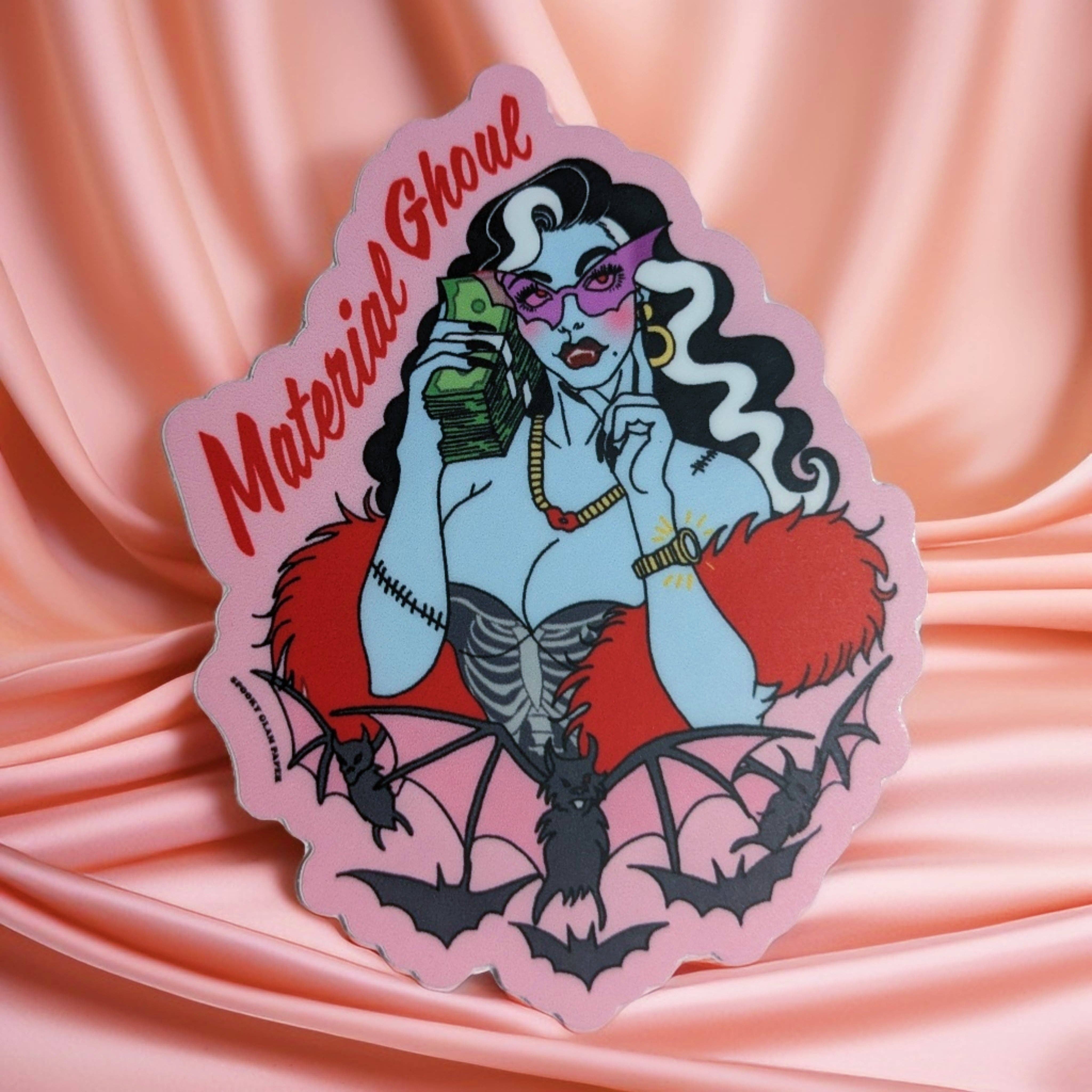 Spooky Glam Paper - Wholesale Sticker - Material Ghoul Sticker(6 pack)0