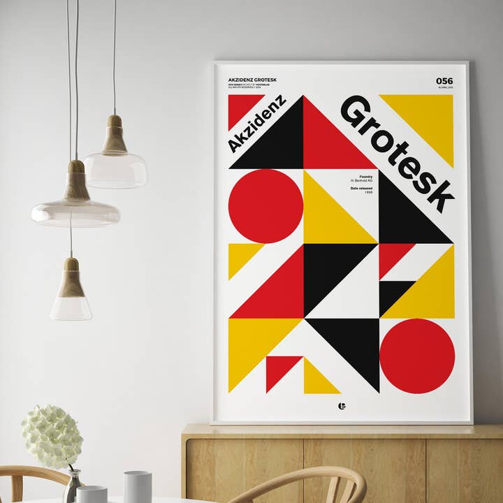 Akzidenz Grotesk voor wholesale door PosterLad