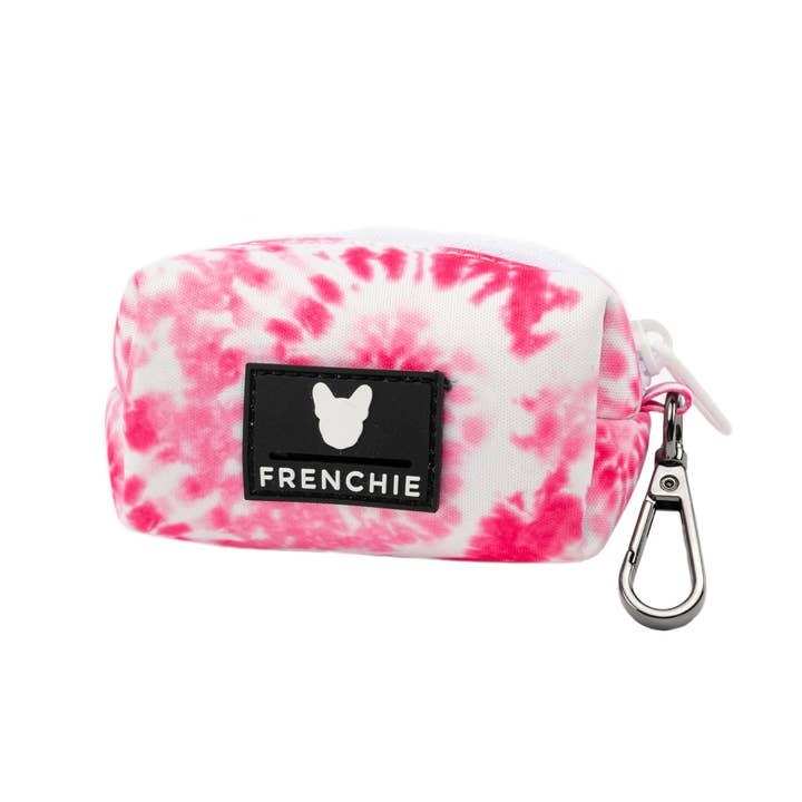 Soporte para bolsas Frenchie Poo, color rosa teñido para venta al por mayor de Frenchie
