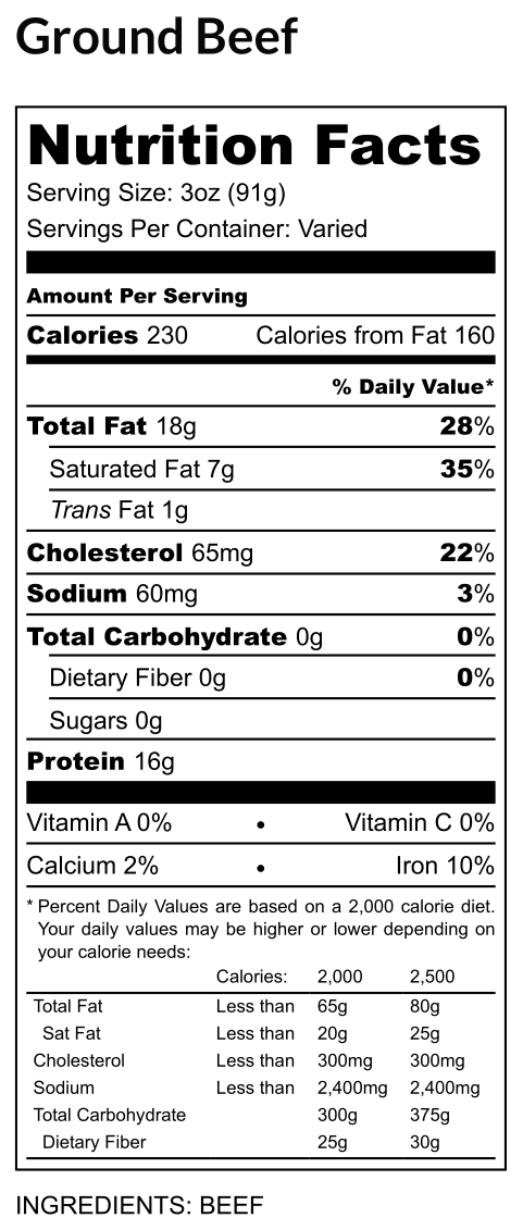 Grass Roots Farmers Coop - Wholesale Beef - Grass-Fed Ground Beef5