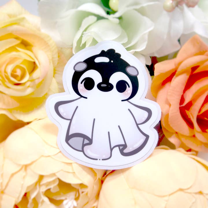 BeeluArt – Engroshandel Klistermærke – Halloween Ghost pingvin søde Kawaii Sticker Pack 2.5"1