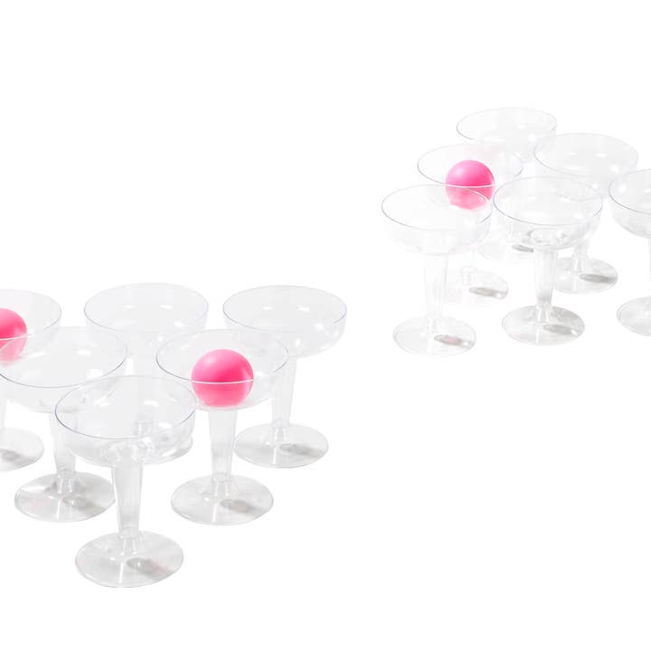 Talking Tables USA - Wholesale Board Game - Prosecco Pong Drinking Party Game | Games Night | Hen Party|