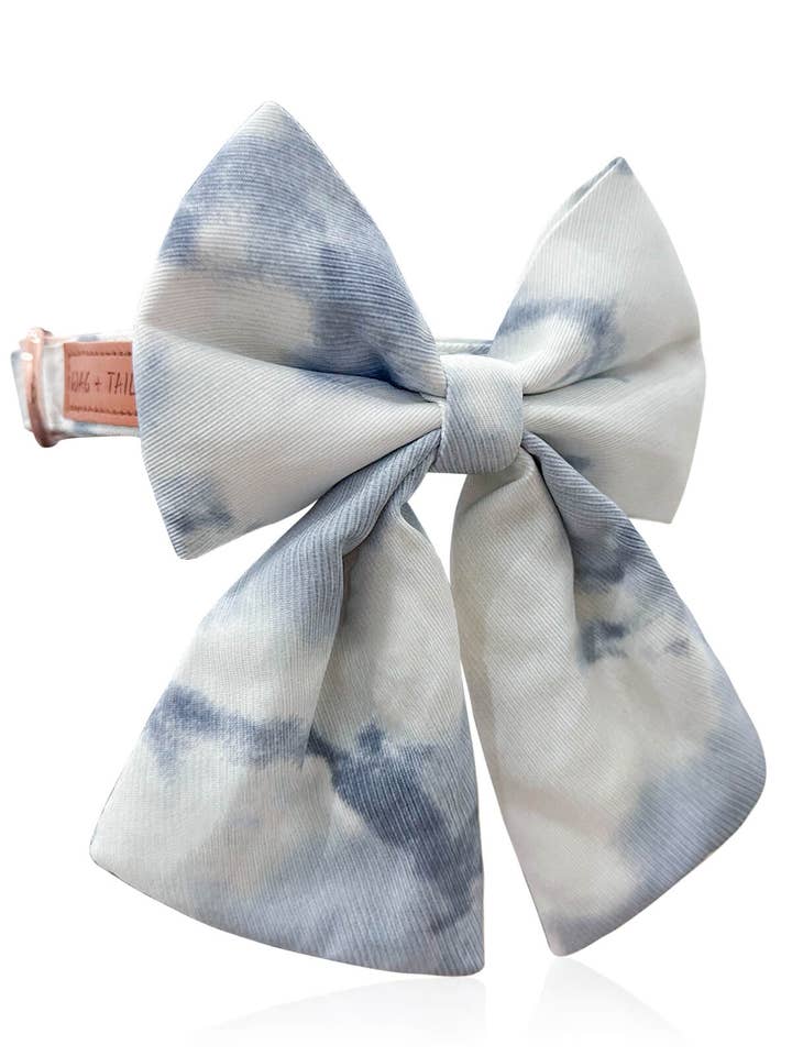 Butterfly Dog Bow Tie Collar - Twinkle Marble for wholesale by Wag + Tail