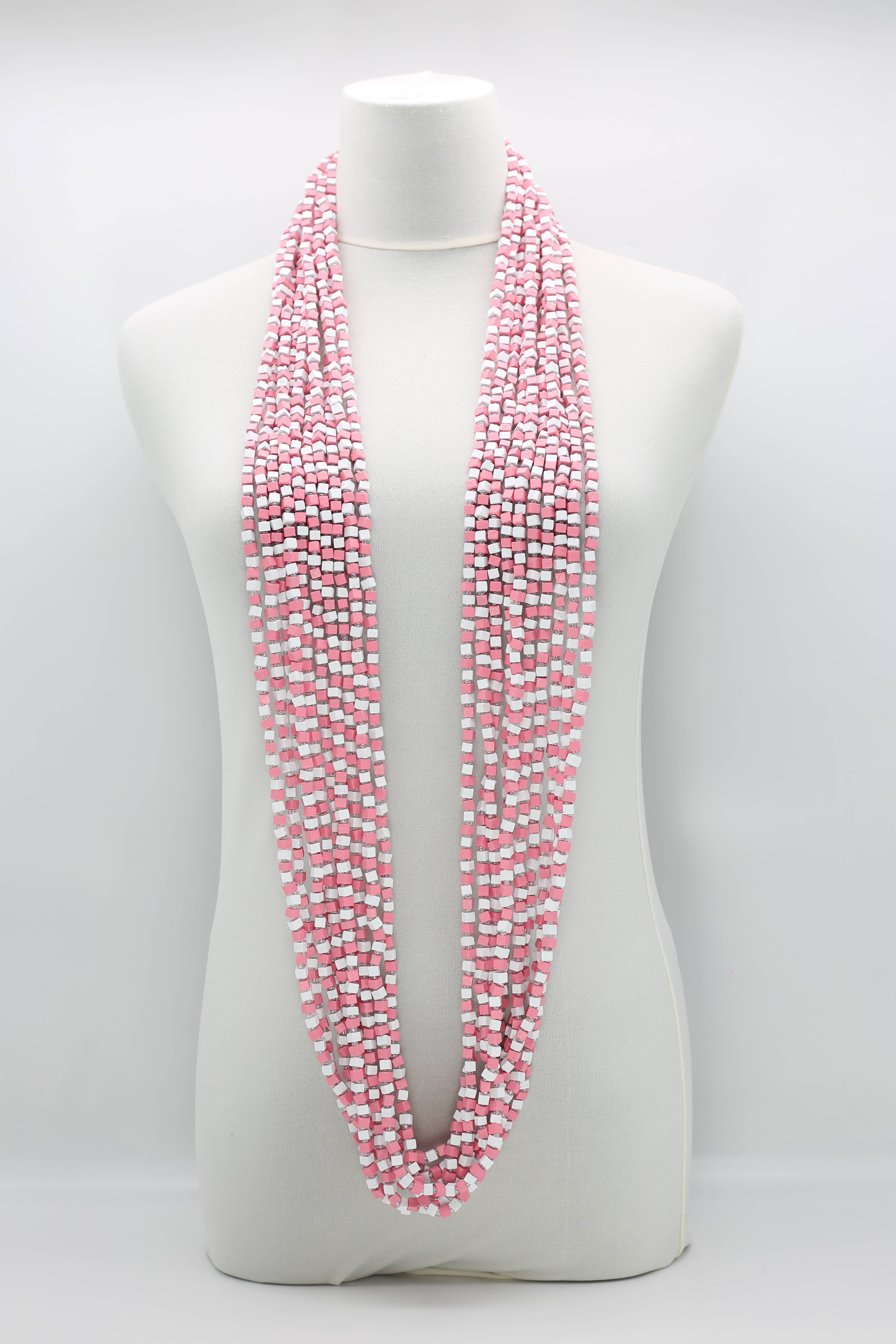 Jianhui London – Engroshandel Perlehalskæde – Den næste Pashmina halskæde Træperler - Mosaic Art96