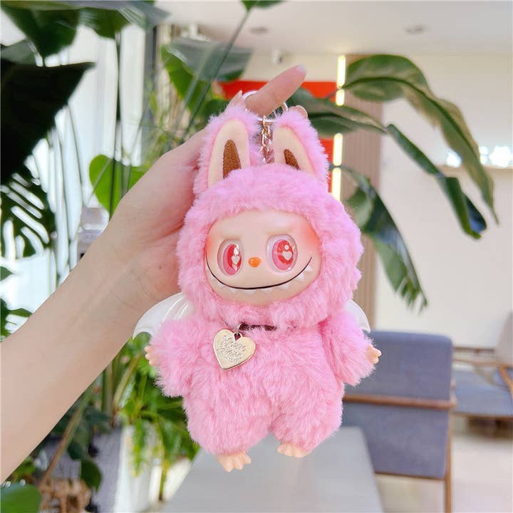 Auraquise - Wholesale Keychain - Kids - Cartoon Soft Vinyl Plush Doll Keychain with Wings5