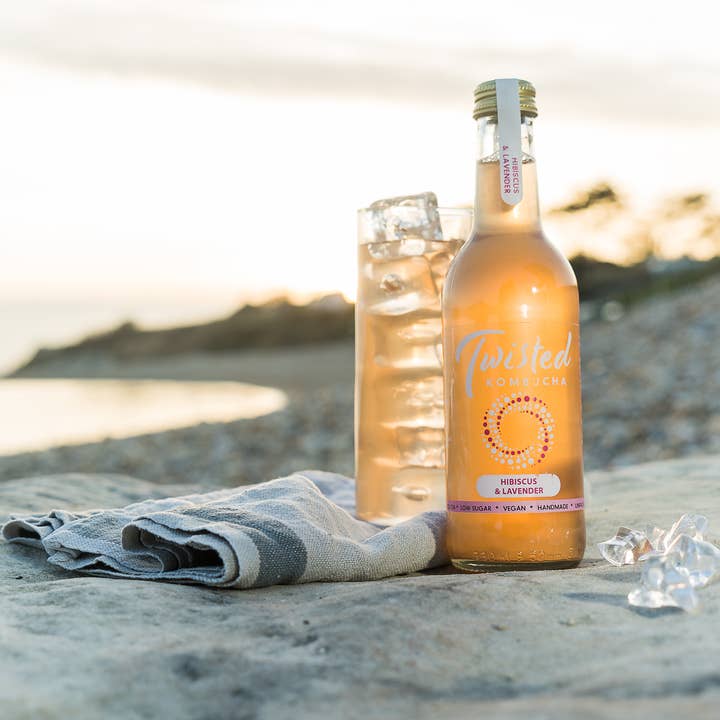 Twisted Kombucha - Wholesale Kombucha - Twisted Kombucha -Â Hibiscus & Lavender