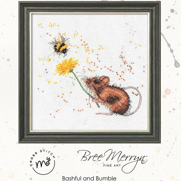 Creative World of Crafts - Wholesale Embroidery/Cross Stitch Supplies - Bree Merryn - Bashful and Bumble Cross Stitch Kit