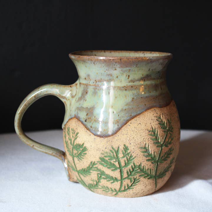 Fern Mug for wholesale by The Midnight Mustard Seed