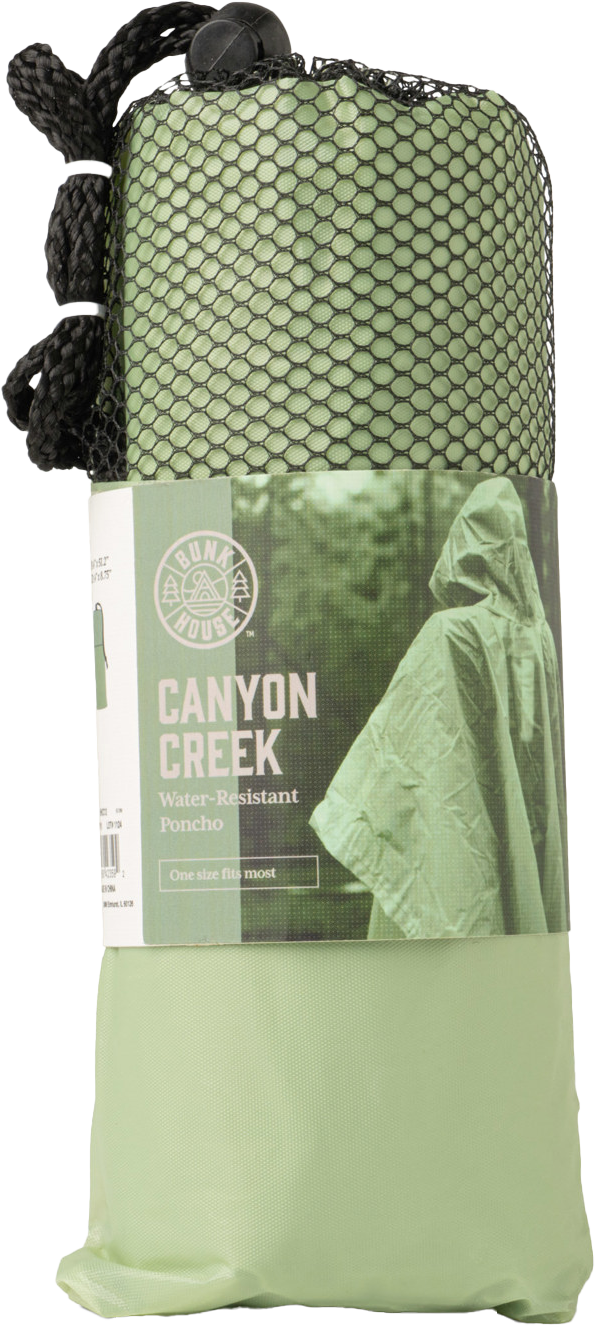 ET Products - Wholesale Poncho - Unisex - Canyon Creek Poncho 12-Unit Display1
