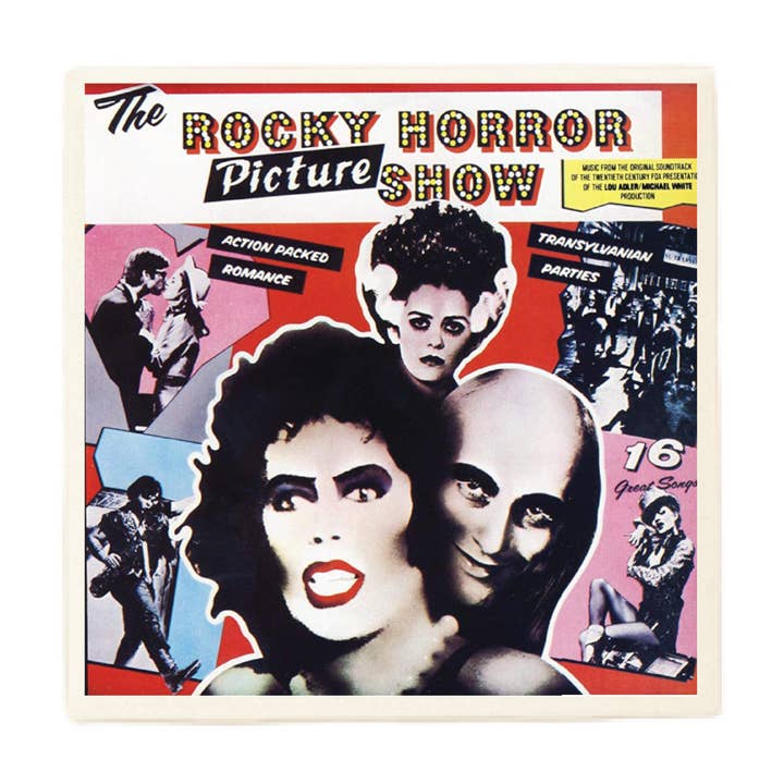 The Rocky Horror Picture Show Movie Soundtrack Coaster for wholesale by Lucky Mfg. Co.
