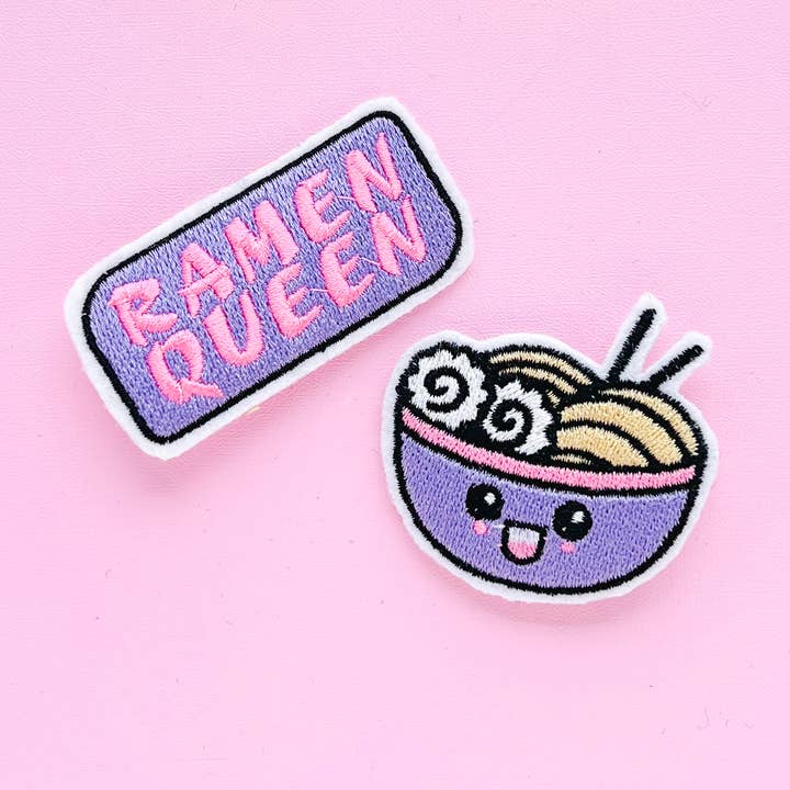 Kawaii Ramen Queen Hair Clip Set Cute Food Hair Accessories for wholesale by Kawaii Hair Candy