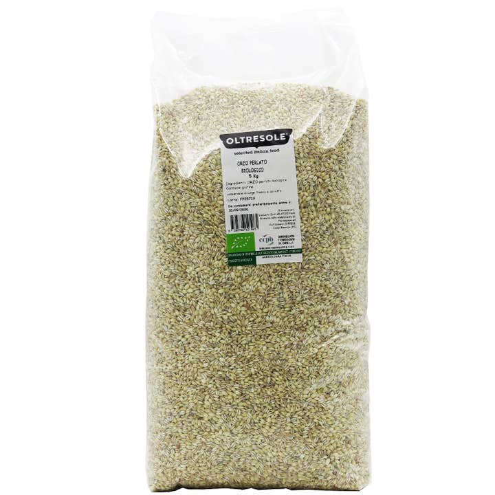 Oltresole - Wholesale Whole Grains - Organic Pearl Barley 5 Kg