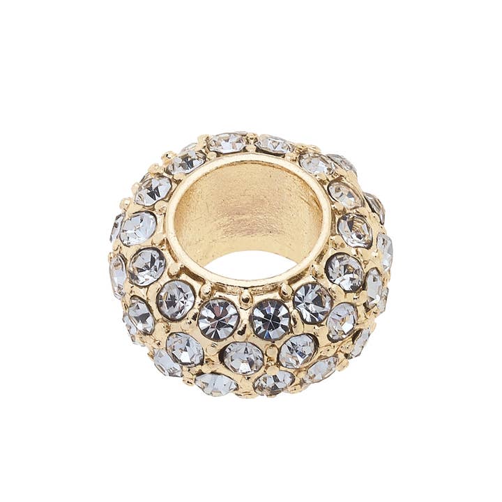 Canvas Style - Wholesale Beaded Bracelet - Pave Spacer Bead