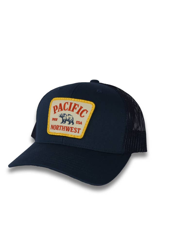 Oso Trucker Hat Navy for wholesale by Northwest Vibes Supply Co.