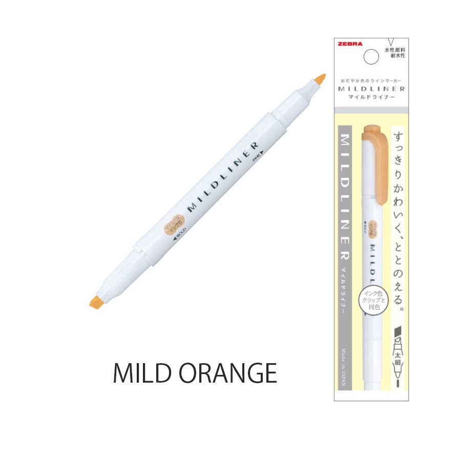 Hakubundo - Wholesale Highlighter - 【JAPANESE STATIONERY】ZEBRA MILDLINER HIGHLIGHTER MILD COLOR4