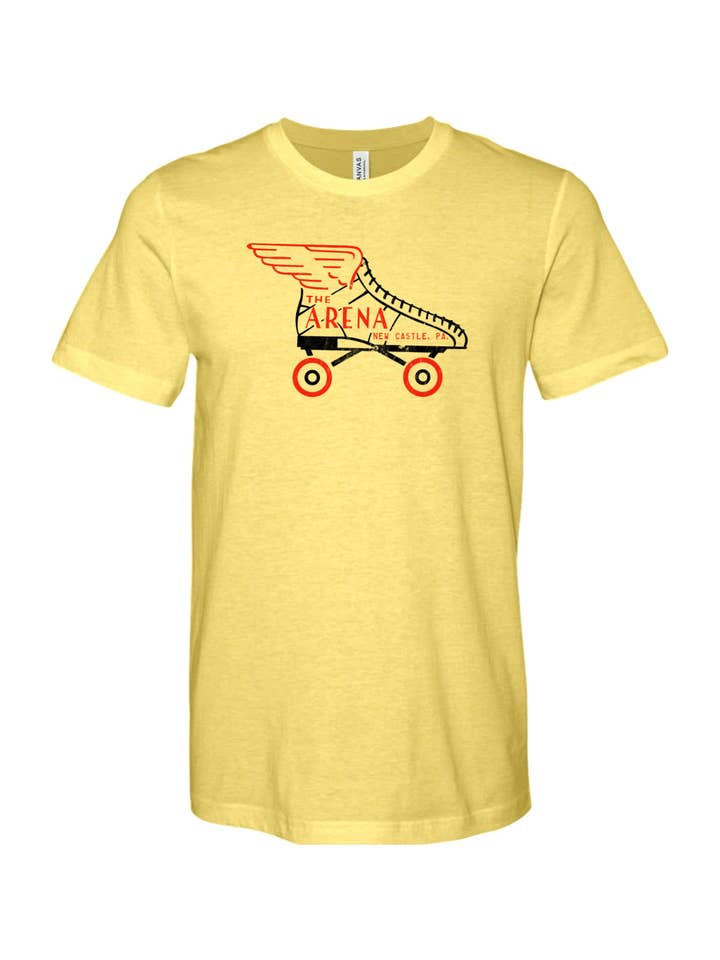 Yinzylvania - Wholesale Screen Printed T-Shirt - Unisex - The Arena Roller Rink - New Castle, PA1