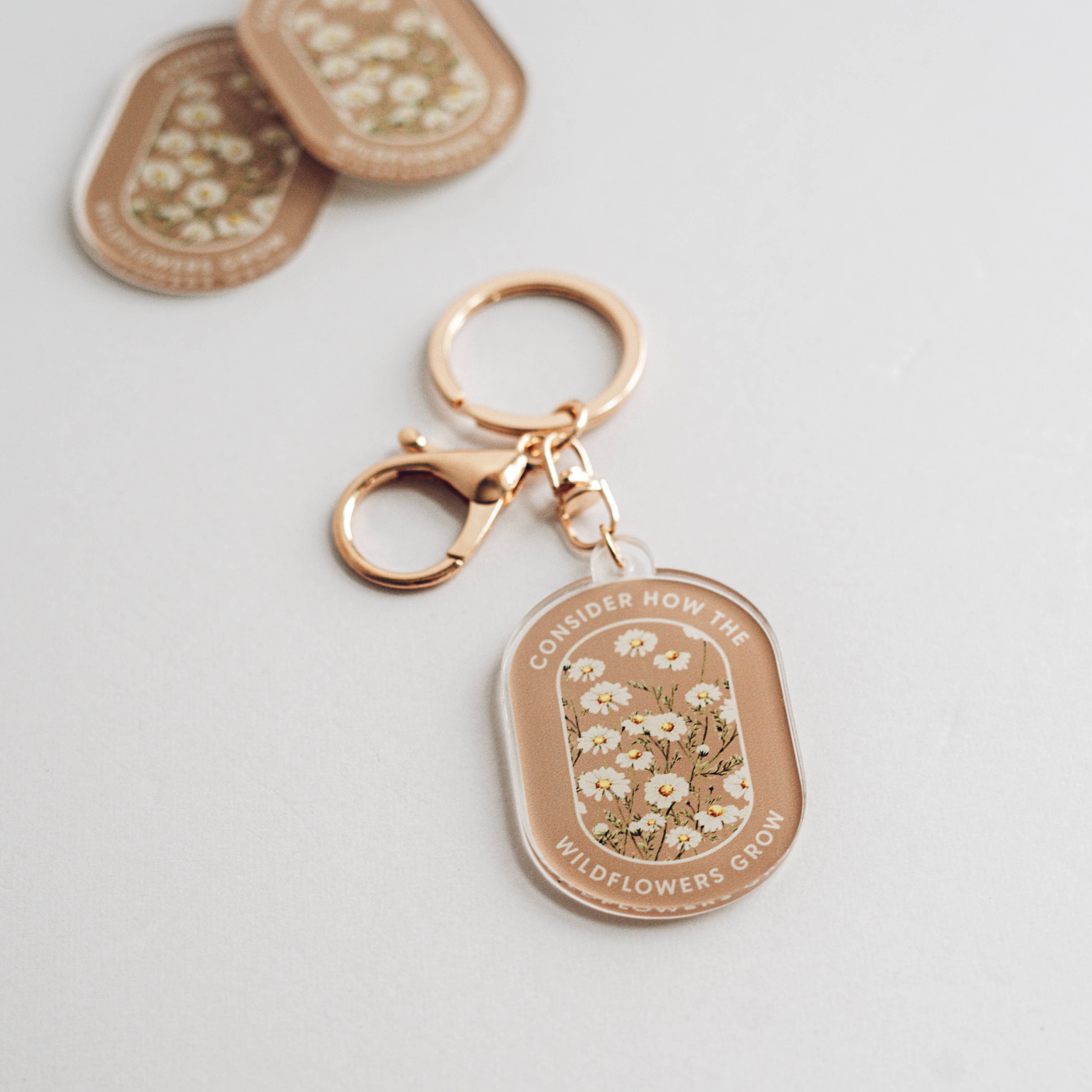 Jo Creative Co - Wholesale Keychain - Women's - Consider the Wildflowers Keychain