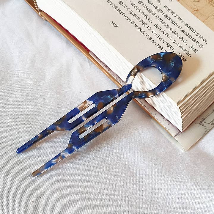 Tourtiwi - Wholesale Hair Pin - Acetate U-shaped Hairpin, Colorful Texture Hairpin6