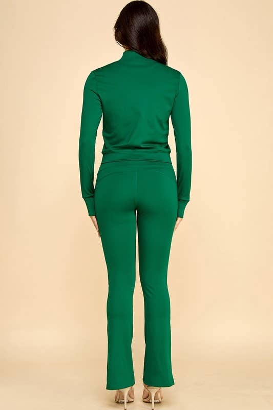 MIO WHOLESALE – wholesale Activewear set – Women′s – LU501-SET SOLID YOGA JACKET 2-PIECE SET7