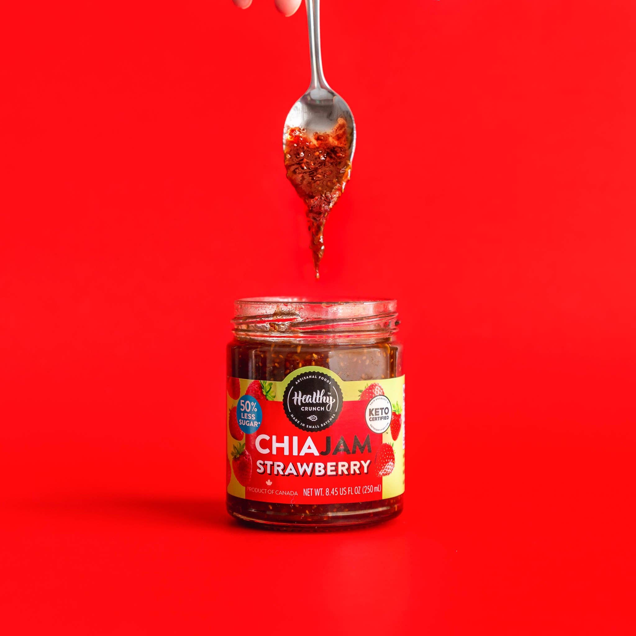 Healthy Crunch - Wholesale Jam/Jelly - Strawberry Chia Jam2