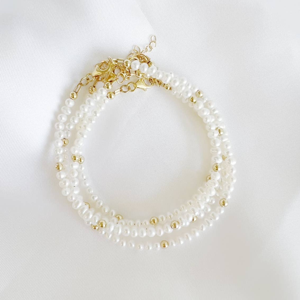 True by Kristy Jewelry - Wholesale Beaded Bracelet - Freshwater Pearl Beaded Gold Filled Bracelet1
