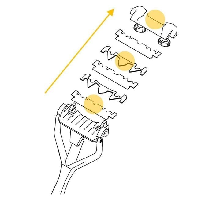 SHAVENT - Vendita all'ingrosso Lamette/Ricarice per rasoio - Lamette da barba - 100 Derby Professional mezze lamette3