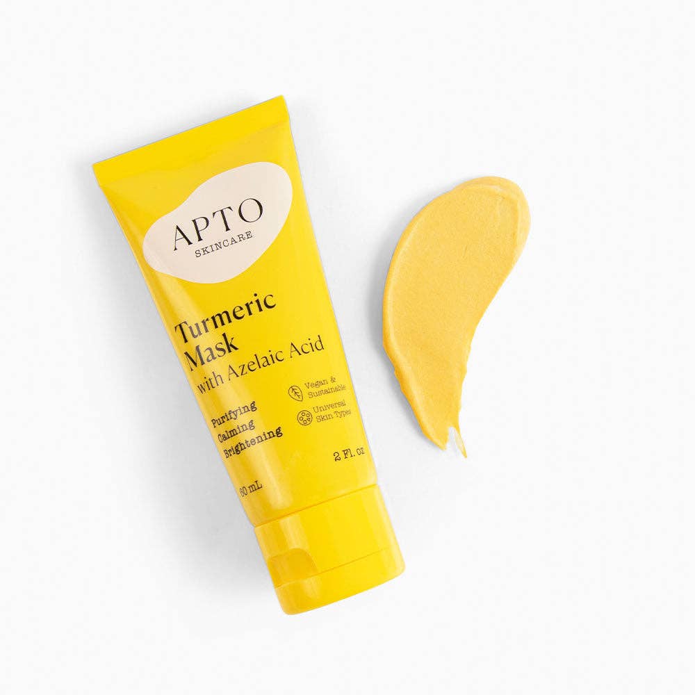 Apto Skincare - Wholesale Skincare Face Mask - Turmeric & Azelaic Acid Brightening Exfoliating Mask 2 oz3