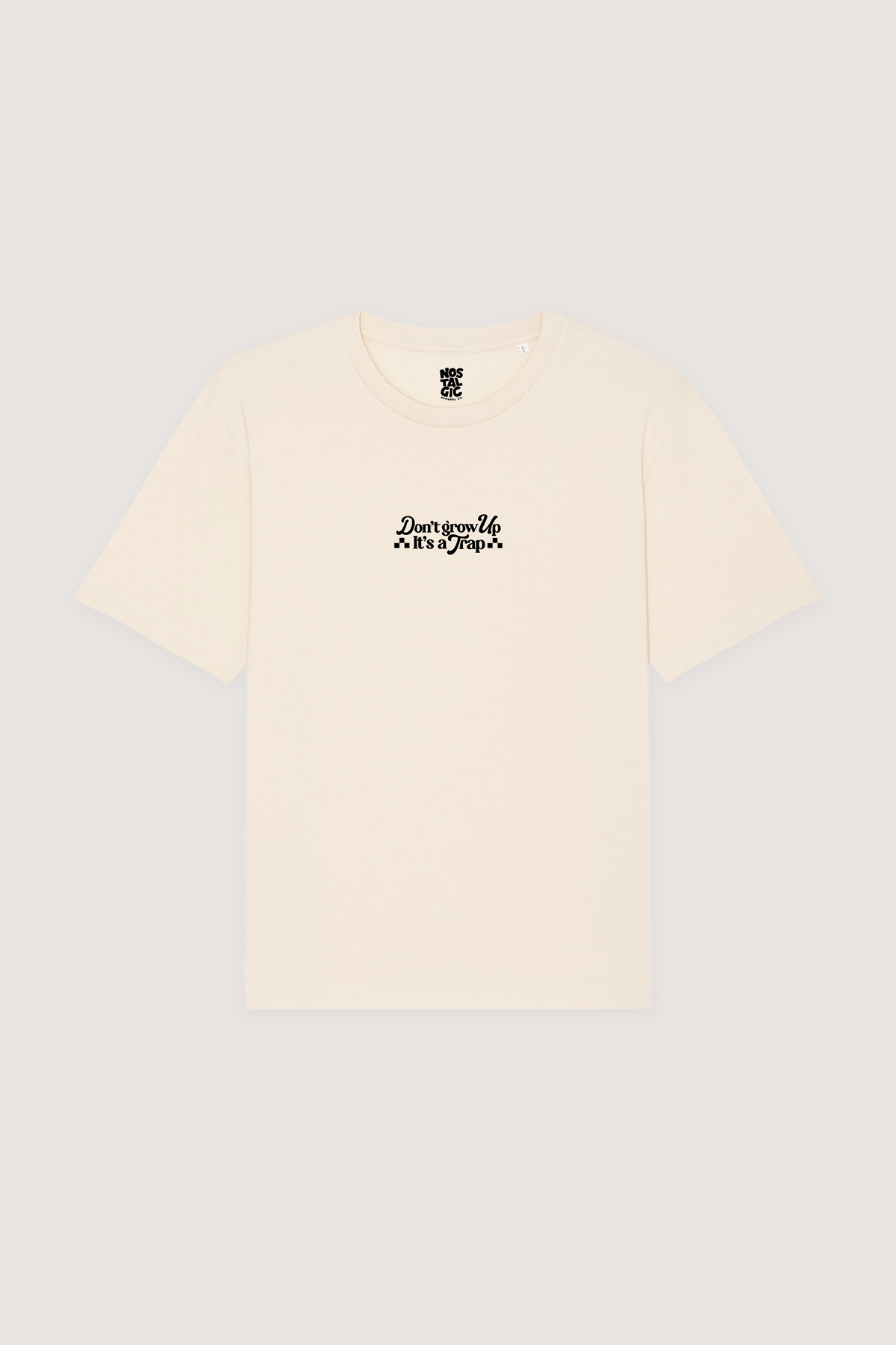 Nostalgic Apparel - Wholesale Screen Printed T-Shirt - Unisex - It's a Trap | Natural Tee1