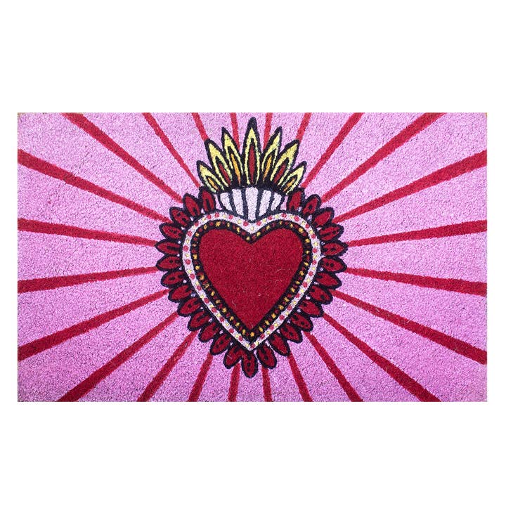 Doormat Milagro pink for wholesale by Kitsch Kitchen