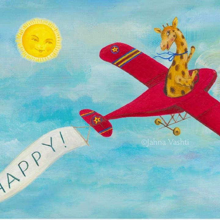 «Happy»/8x10 o 11x14" per la vendita all'ingrosso da parte di Jahna Vashti