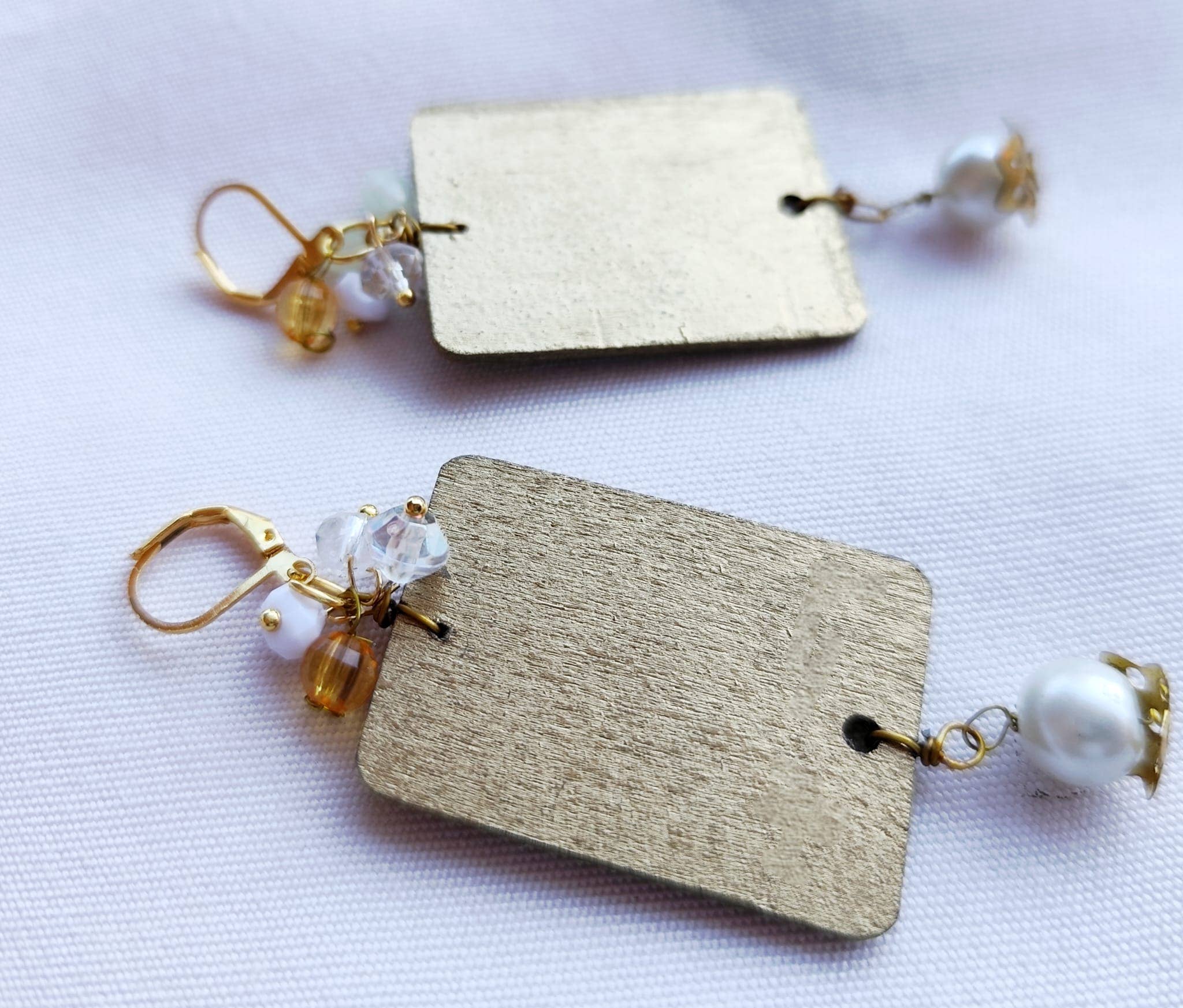 Wild & Free - Vente Boucles d'oreilles pendantes - Boucles d'oreilles Vierge Marie style vintage années 19201