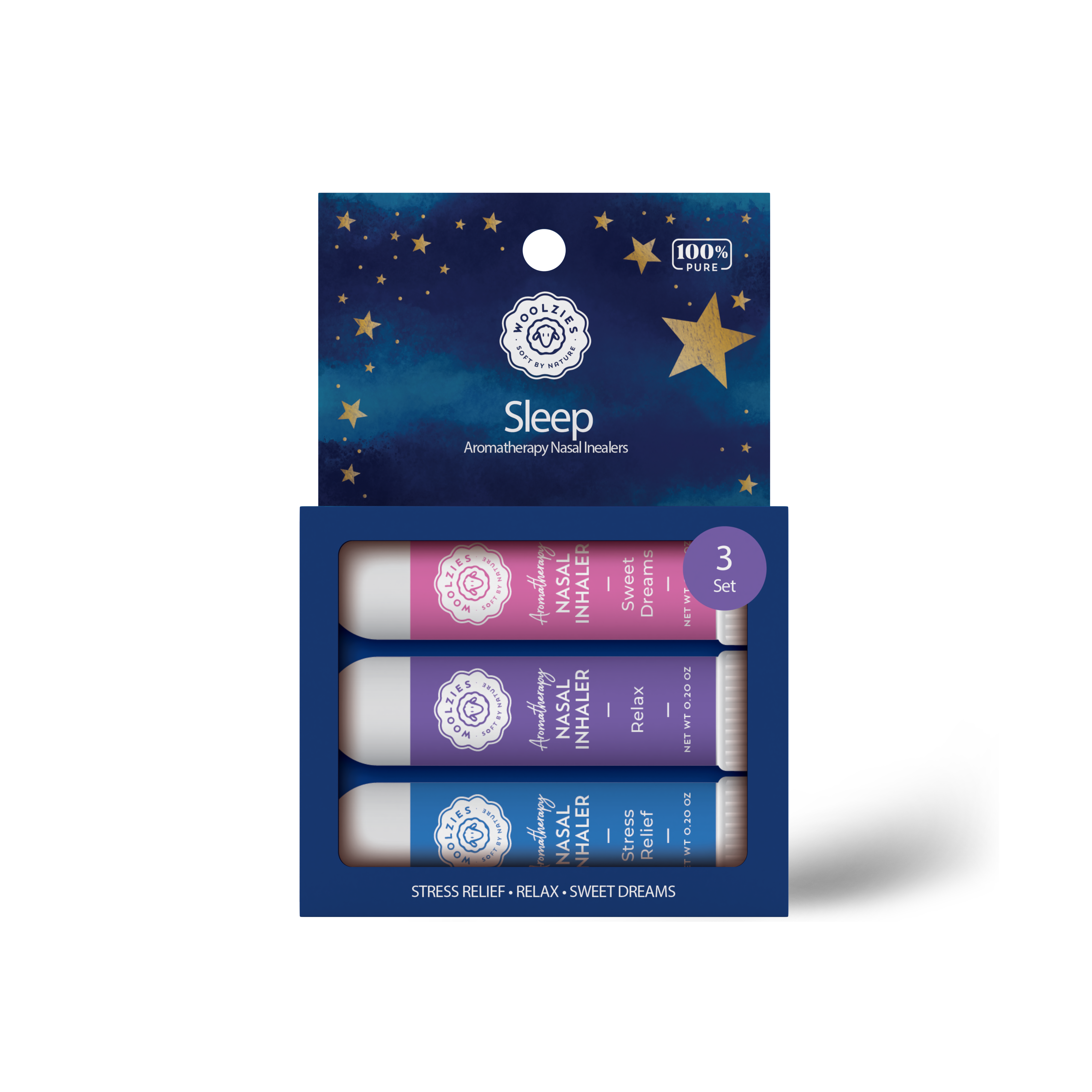 Woolzies - Wholesale Aromatherapy Inhaler - Sleep Aromatherapy Nasal Inhalers Collection Set of 31