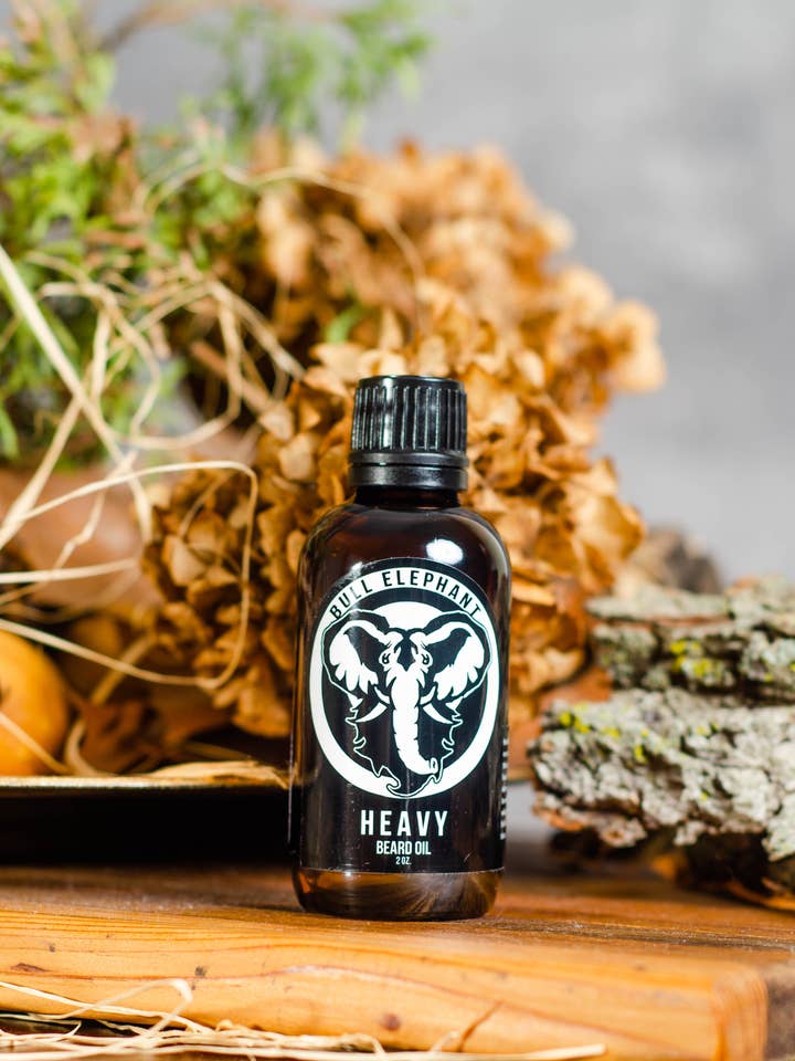 Huile lourde Bull Elephant Beard pour la vente par Bull Elephant Brand
