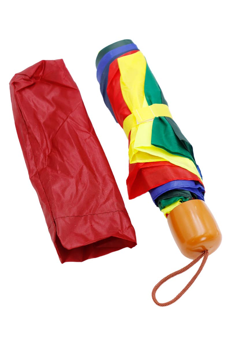 Cap Zone - Wholesale Paraplu - Uniseks - Rainbow compacte paraplu met 8 panelen, handmatig opklapbaar4