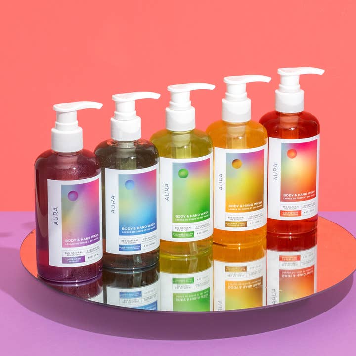 Hand & Body Wash (Coconut Citrus) for wholesale by AURA Bath & Body