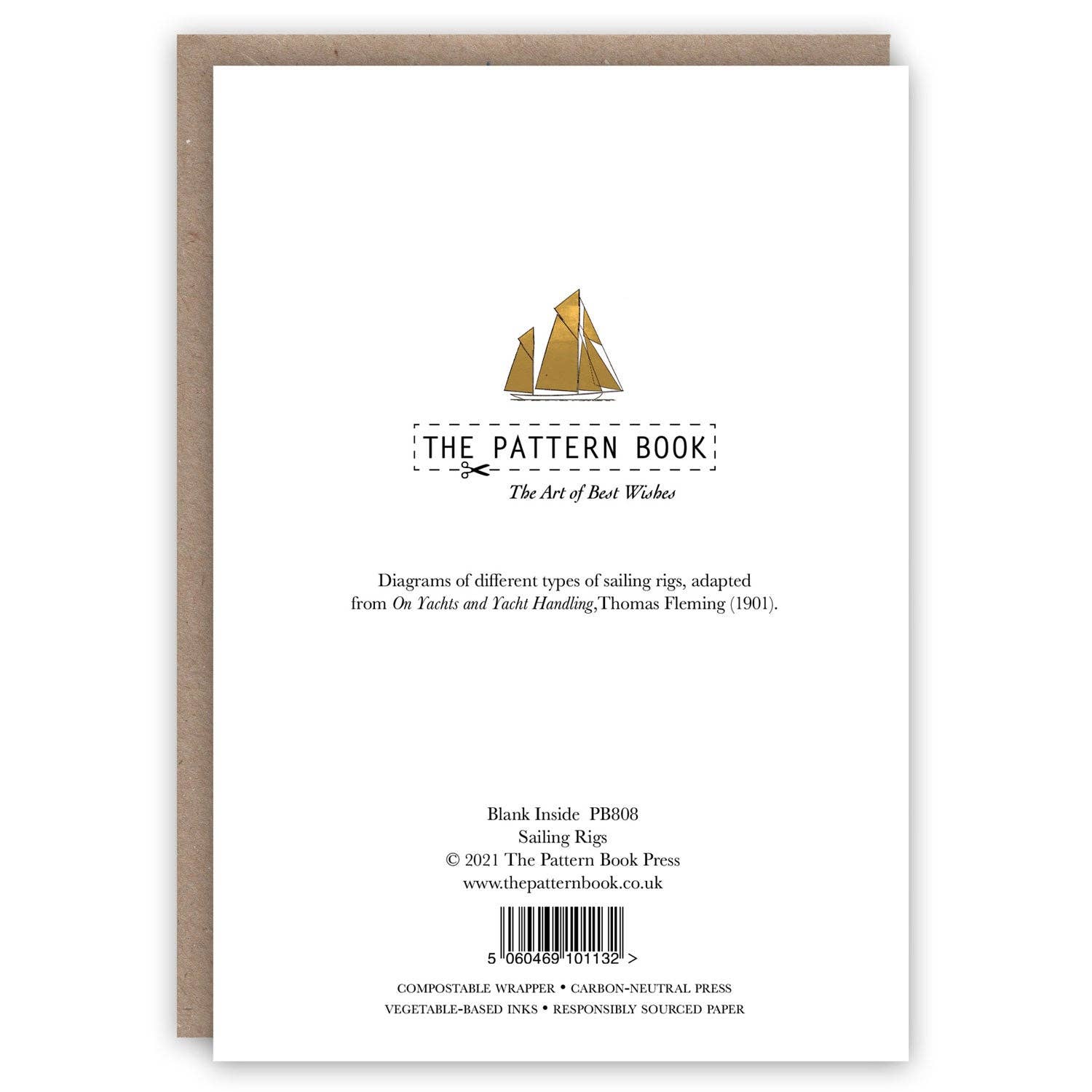 The Pattern Book - Wholesale Everyday Greeting Card - Sailing Rigs1