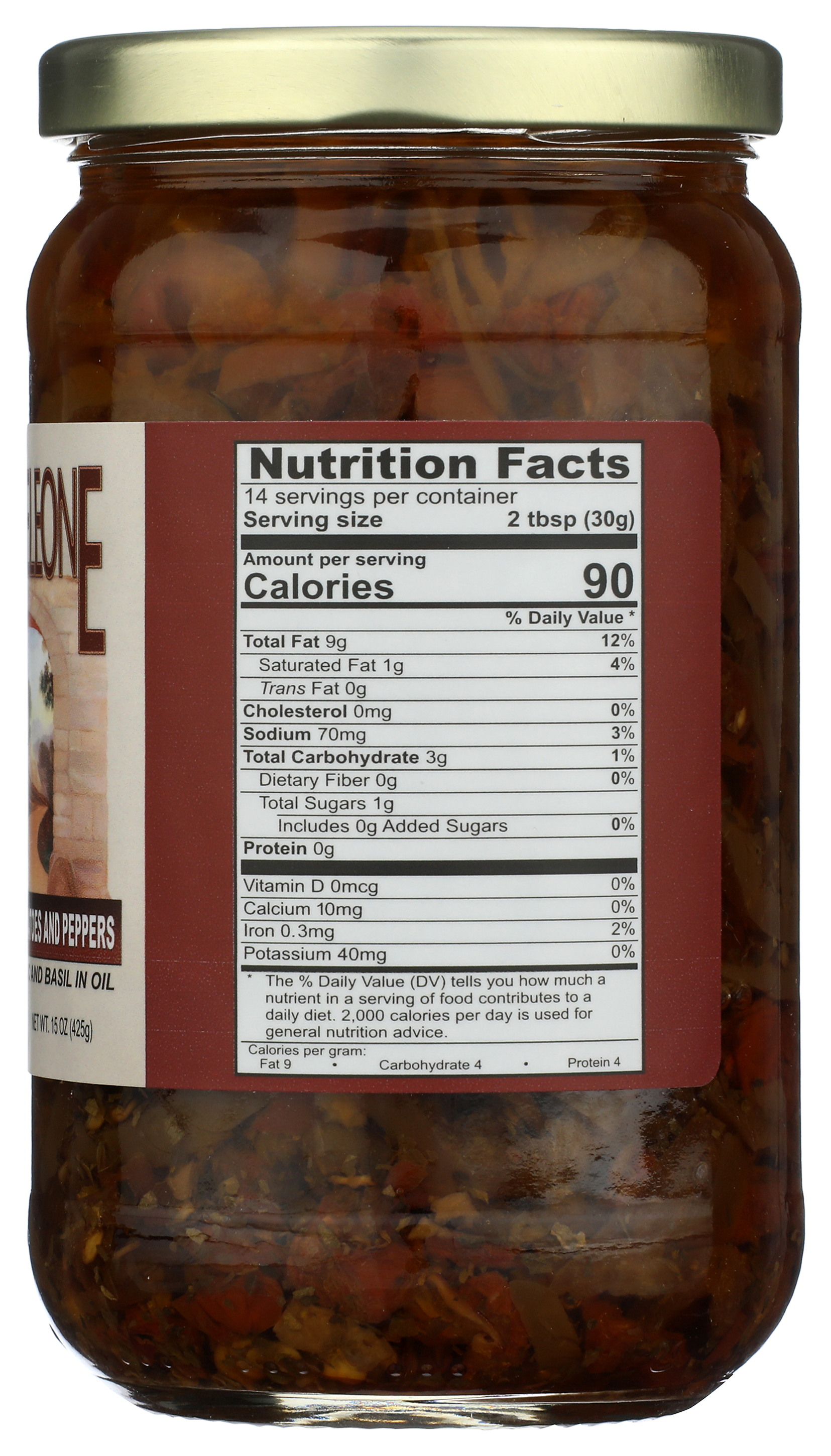 Monteleone Italian Peppers in Oil - Wholesale Pickled Vegetables - Sundried Tomatoes & Hot Peppers in Oil - 15 oz.2