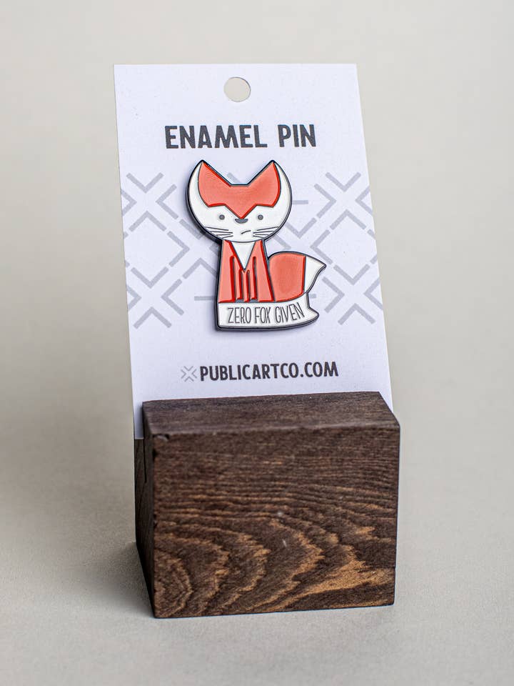 Zero Fox Given - Enamel Pin for wholesale by Public Art Co.