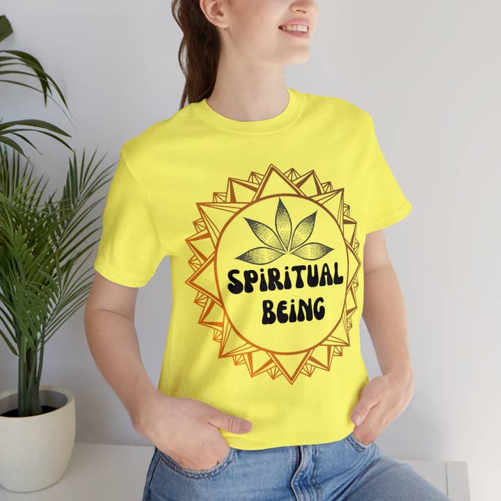 Spiritual Being T-shirt for engroshandel hos Victorholistics