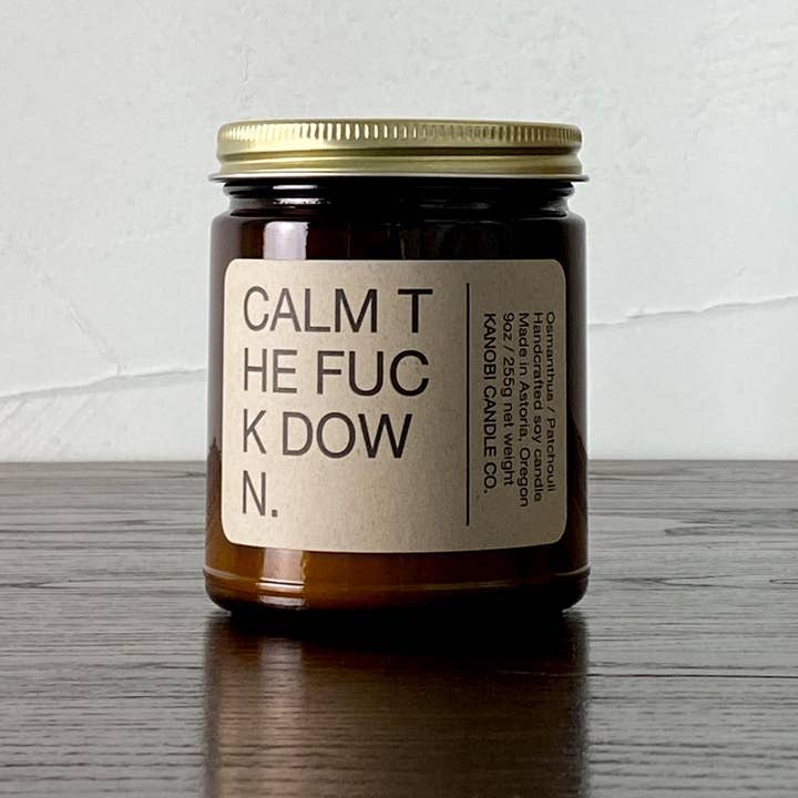 TAG DET ROLIGT, FOR FANDEN. for engroshandel hos Kanobi Candle Co.