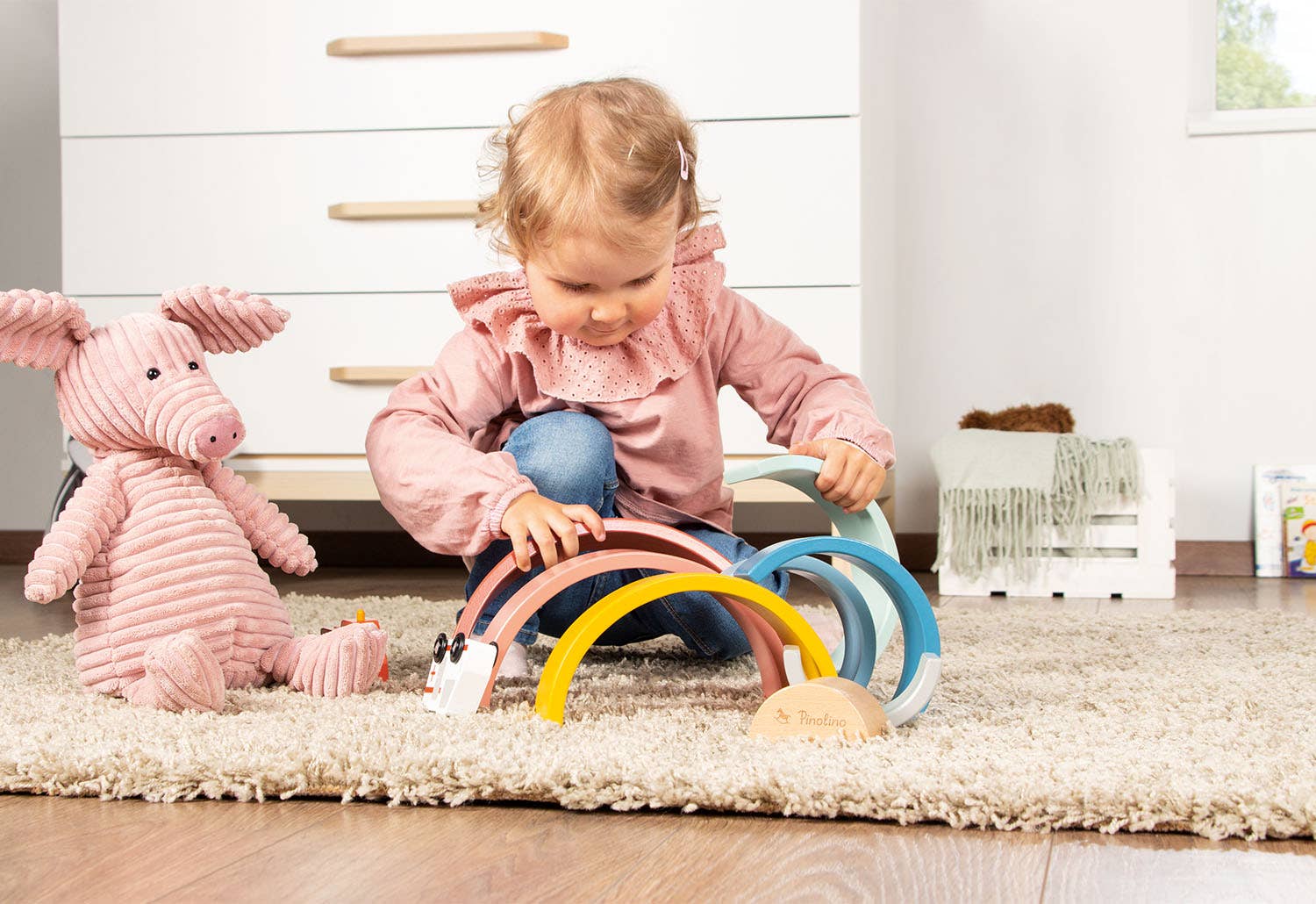 Pinolino Kinderträume GmbH - Wholesale Wood Toy - Kids - wooden rainbow 'ruby' toy 5