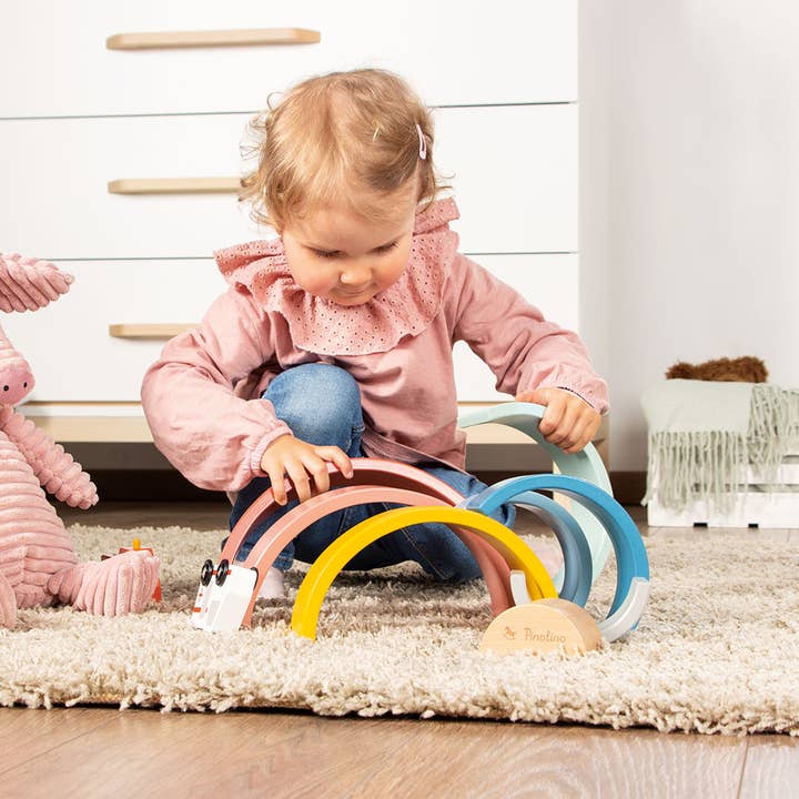 Pinolino Kinderträume GmbH - Wholesale Wood Toy - Kids - wooden rainbow 'ruby' toy 5