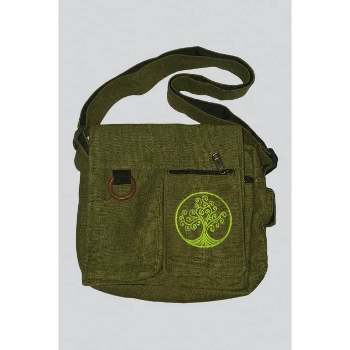 Kathmandu Imports - Wholesale Messenger Bag - Unisex - Cotton Messenger Bags (Code-521)