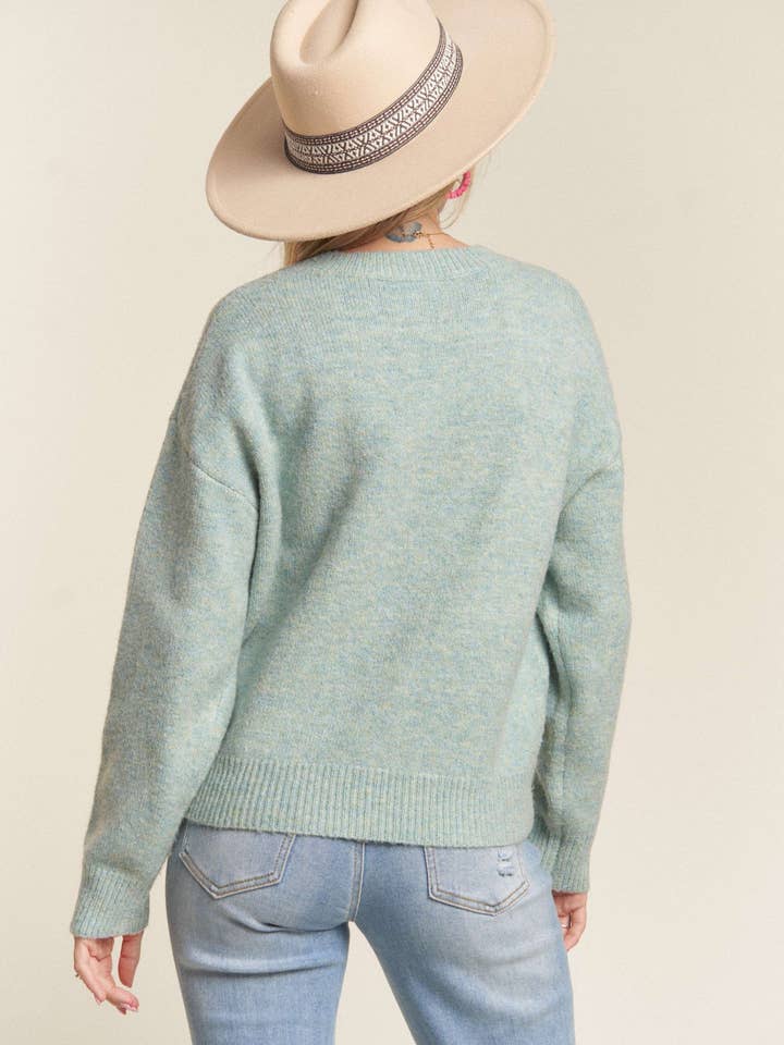 Madelyn - Wholesale Knit Sweater - Women's - LESW3186- SOFT CASUAL SWEATER TOP
