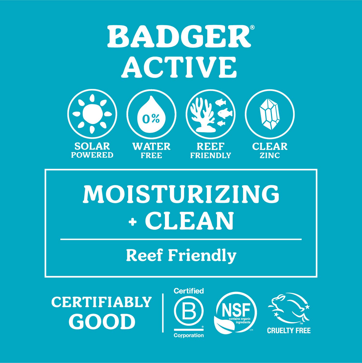 Badger Balm - Wholesale Sunscreen - Active Mineral Sunscreen Stick SPF 35 - 12ct Display 2