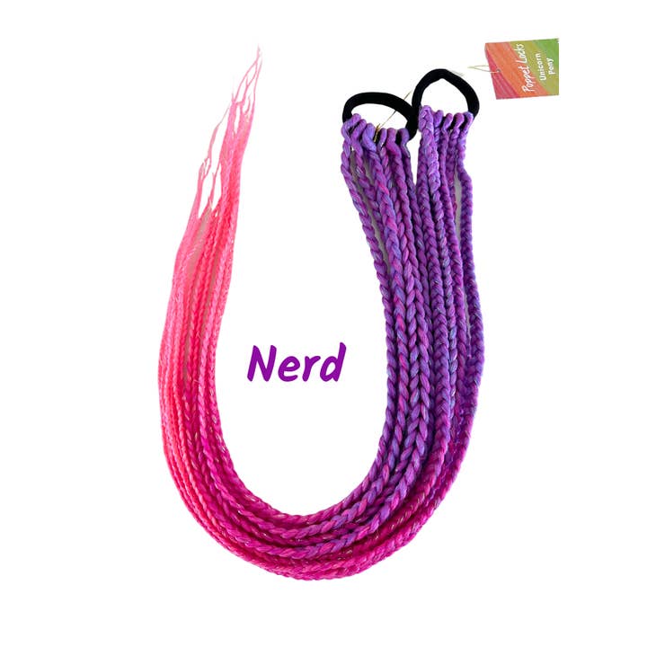 Poppet Locks - Venta al por mayor Goma para el pelo - Mujer - Piggy Tails - Nerd - 24 pulgadas - Se reabastece a mediados de octubre