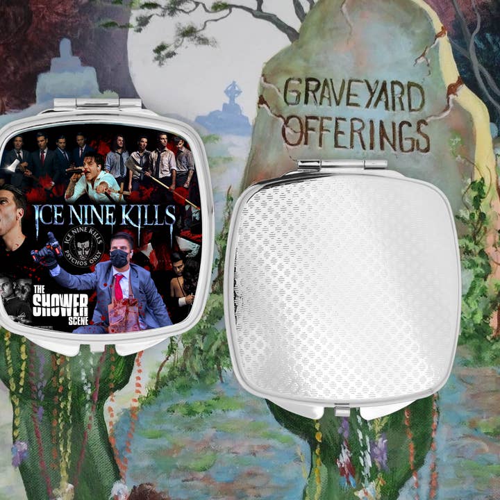 Miroir Compact Ice Nine Kills pour la vente par Graveyard Offerings