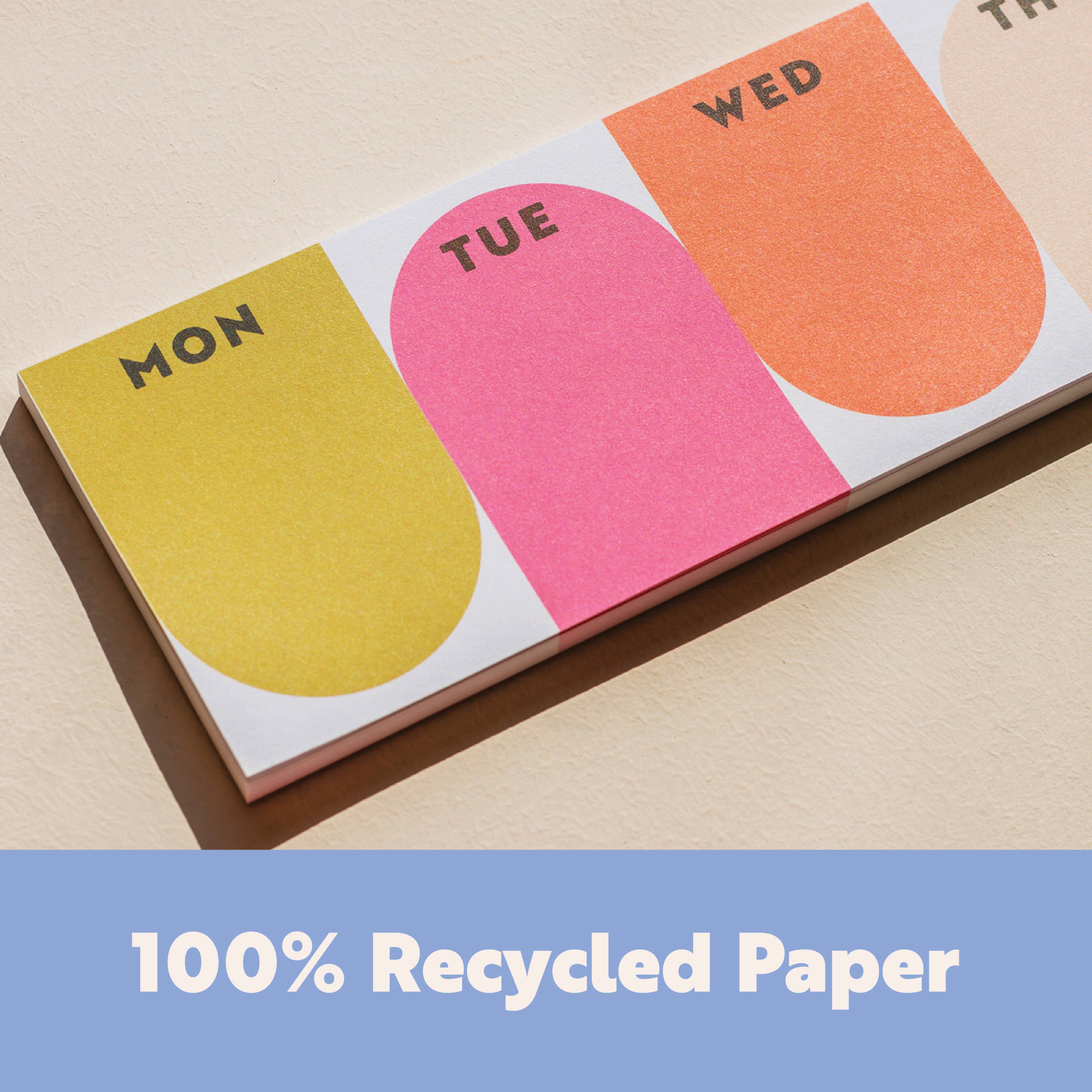 Good Tuesday (Once Upon a Tuesday) - Wholesale Planner - Keyboard Weekly Planner Pad | Bright Arches4