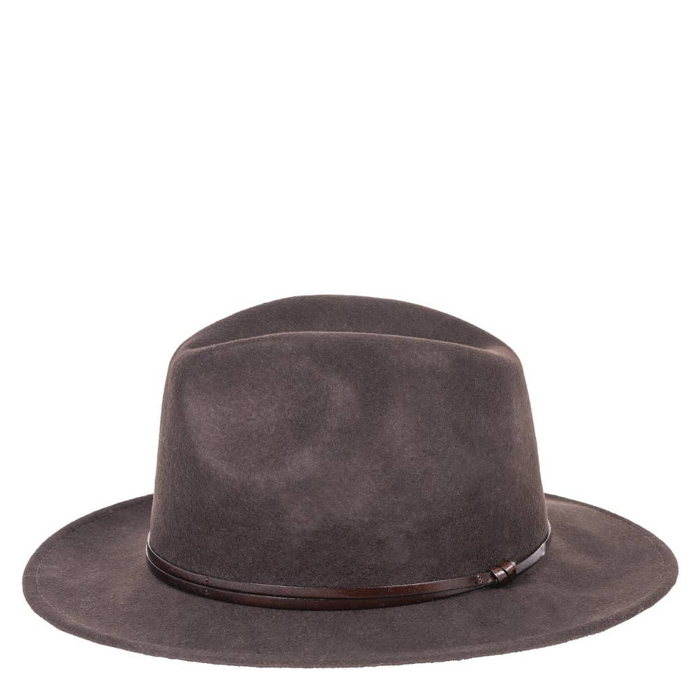 TRAVAUX EN COURS... - Wholesale Fedora - Women's - FELT HAT - leather band, sewn brim31