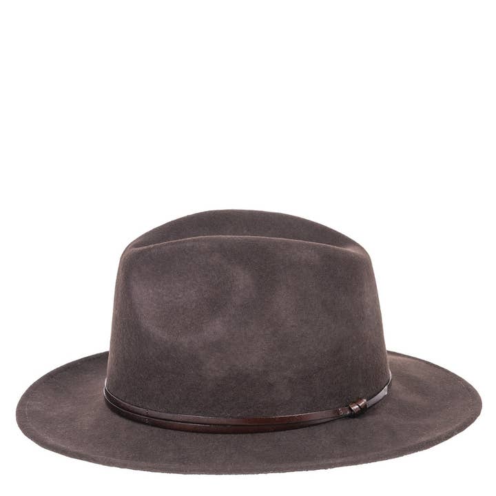 TRAVAUX EN COURS... - Wholesale Fedora - Women's - FELT HAT - leather band, sewn brim31
